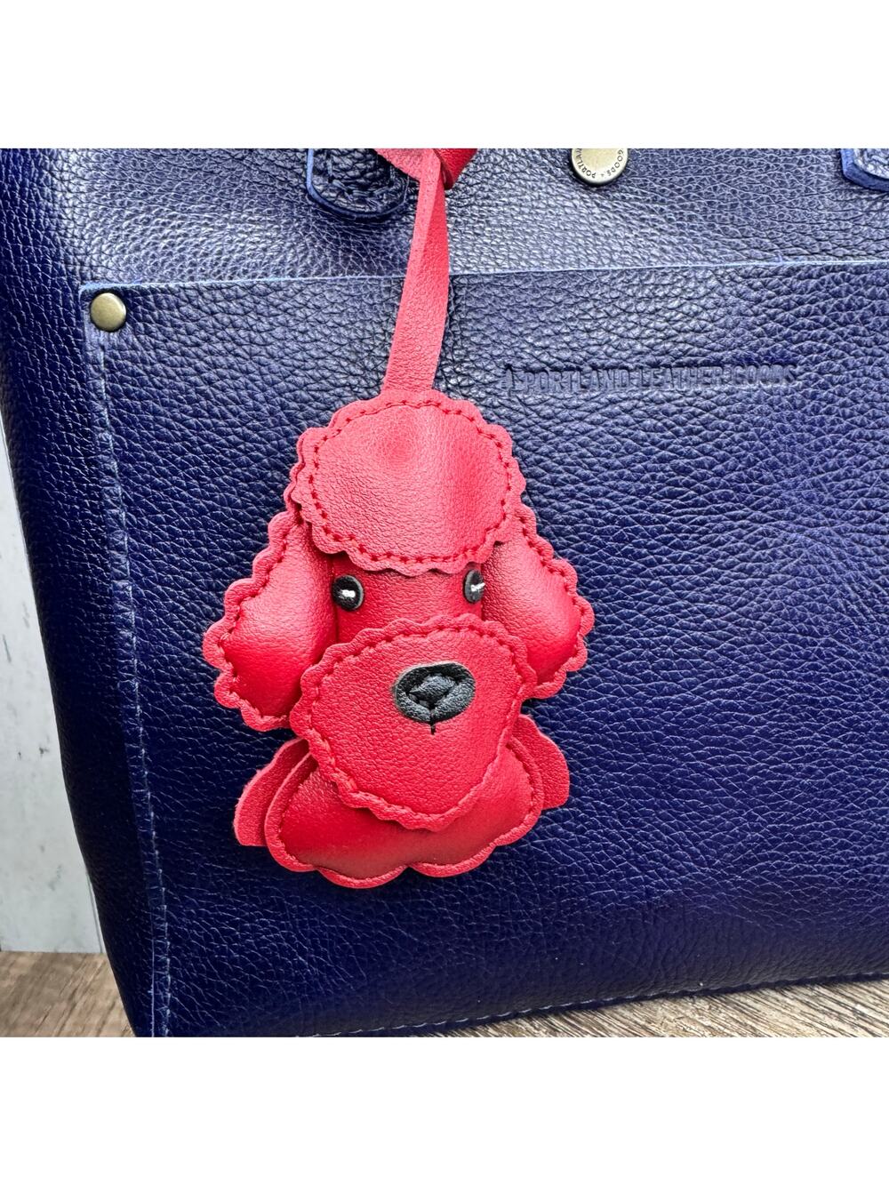 Poodle Goldendoodle Dog Lover Bag Charm Red Dog Purse Charm FAST SHIP